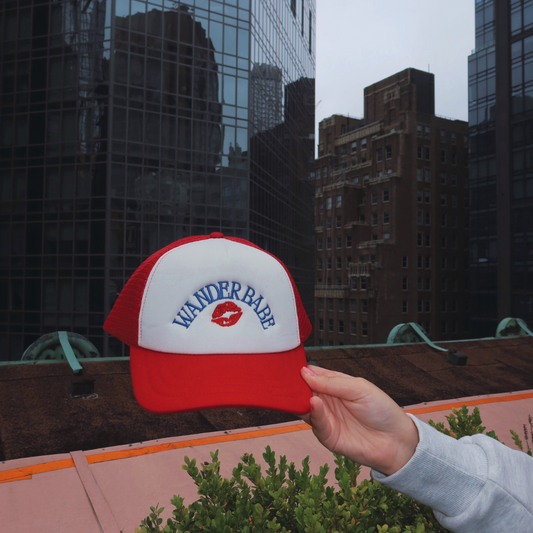 Wander Babe Kiss Trucker Hat