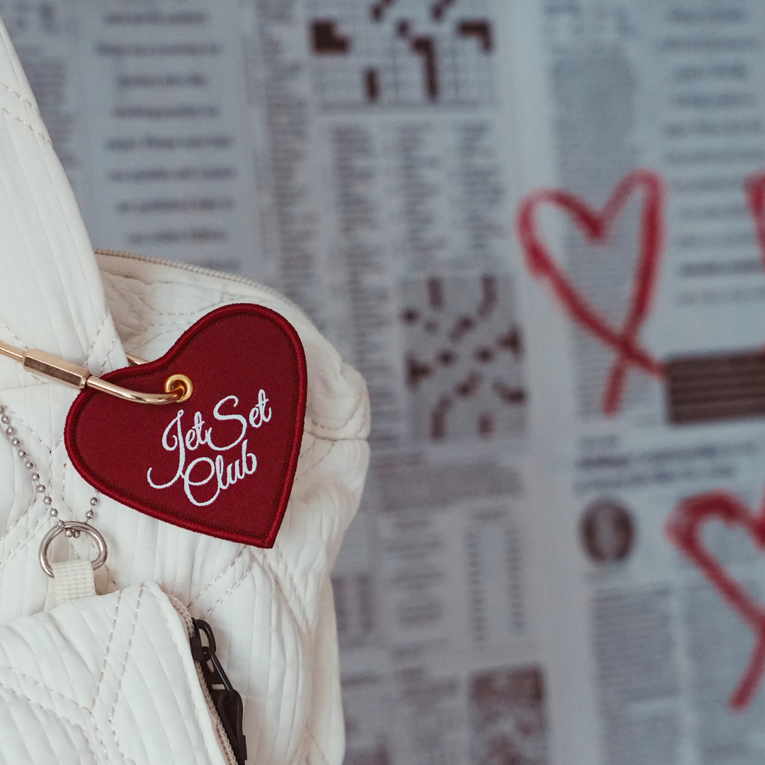 Jet Set Club Heart Luggage Charm