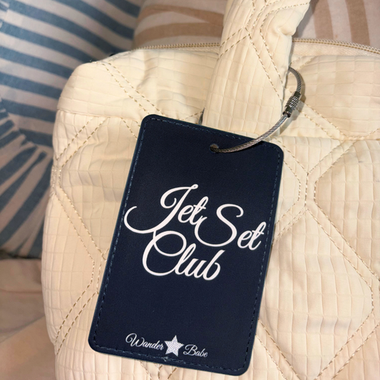 Jet Set Club Luggage Tag