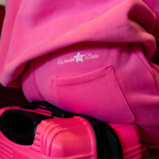 Jet Set Club Sweatpants - Bubblegum Pink