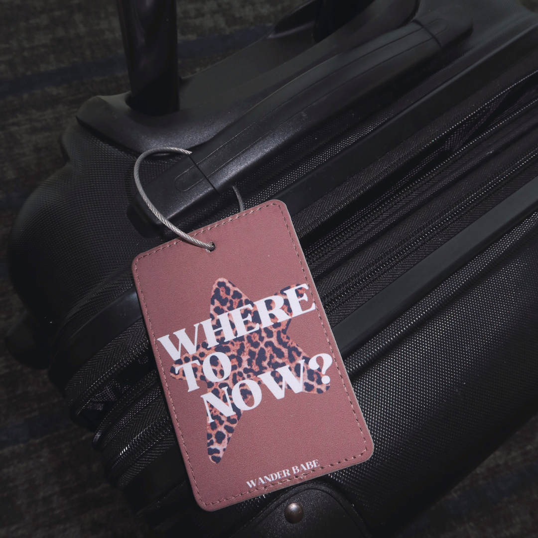 Where to Now? Luggage Tag